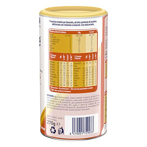 Nestle Meritene, sabor vainilla, 270 gr.