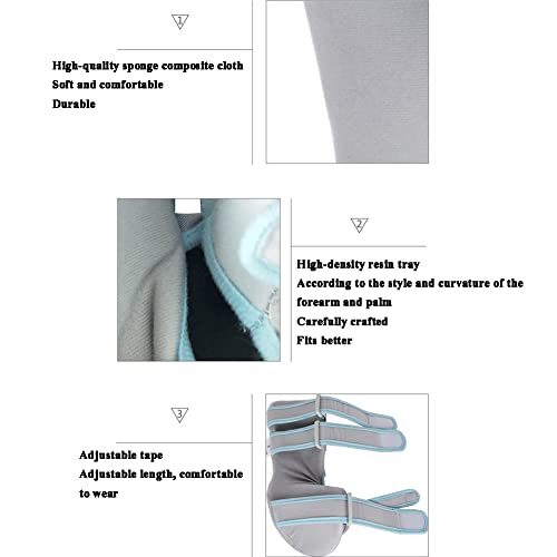 Nlight Férula Muñeca Órtesis Muñequeras con Tablilla para Muñeca Y Pulgar Estabilizador Ideal para Dolor De Síndrome De Túnel Carpiano, Fracturas,Esguinces Y Distensiones,Left,M