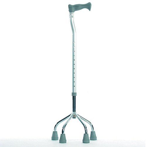 NRS Healthcare Tetrapod - Bastón con base de 4 patas