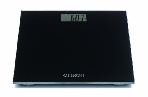 OMRON HN289 - Báscula de baño digital, 5 Kg a 150 Kg, pilas incluidas, color negro