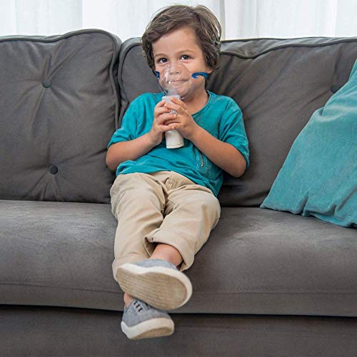 Omron Nebulizador de malla MicroAir U100 portátil, nebulizador de mano eléctrico y silencioso, para la tos, el asma y enfermedades pulmonares obstructivas crónicas en adultos y niños