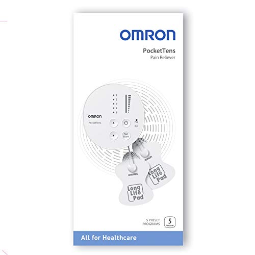 OMRON PocketTens es un potente dispositivo TENS portátil que cabe en la palma de la mano