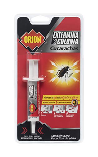 Orion - Jeringa Matacucarachas en Gel para Grietas, Respiraderos y Rincones - 4 ml