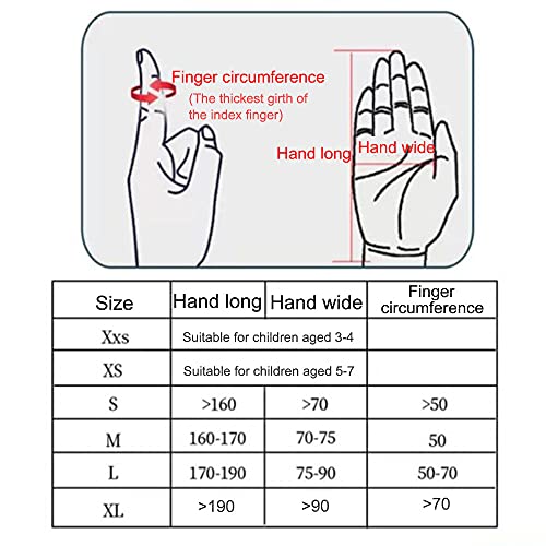 Ortesis de muñeca de Dedo Ajustable, Entrenador De Rehabilitación De Dedos Para Hemiplejia Guantes, Soportes Y Soportes Para El Cuidado De Los Huesos Para El Entrenamiento De La Mano,Left-L