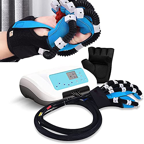 Ortesis de muñeca de Dedo Ajustable, Entrenador De Rehabilitación De Dedos Para Hemiplejia Guantes, Soportes Y Soportes Para El Cuidado De Los Huesos Para El Entrenamiento De La Mano,Left-L