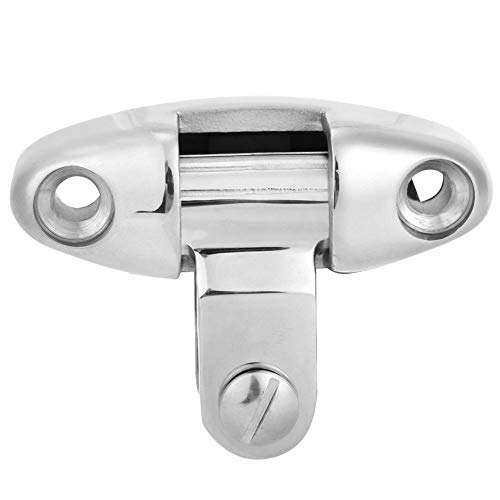 Oumefar Bisagra de Cubierta Acabado de Pulido de Espejo Panel de bisagra Engrosado Dureza Fuerte Accesorios ardware Fijación de Tornillo M5 para Barco Marino