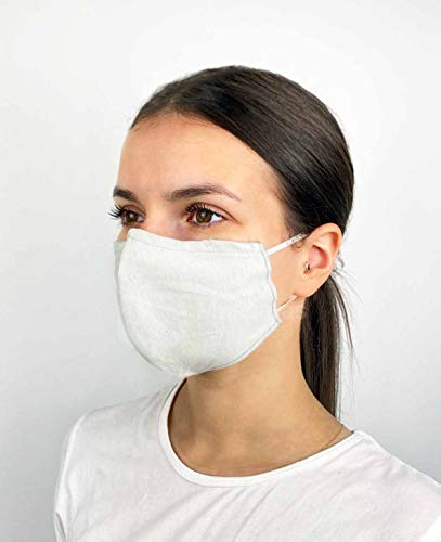 Pack de 3 Mascarillas Reutilizables y Lavables de Tela Algodon Homologadas - Comodas y Respirables - Máscaras Certificadas (1 Negra, 1 Burdeos, 1 Gris)