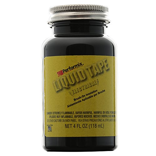 PERFORMIX ELECTRICAL LIQUID TAPE-AISLANTE LÍQUIDO-NEGRO, 118 ML, 4 oz. ELECTRÓNICA Y METAL, 13-19 CM-ORIGINAL PLASTI DIP-MADE IN USA