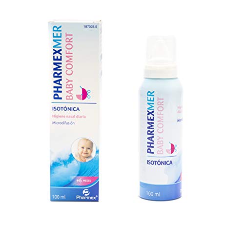 Pharmexmer Baby Comfort - Espray Nasal Isotónica - Agua De Mar Para Higiene Nasal Diaria - Para Niños Y Bebés A Partir De 6 Meses - 100 ml