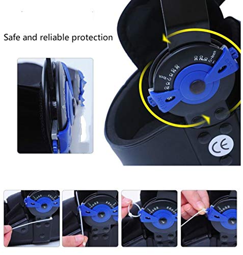PHASFBJ Botas Ortopedicas, Air Fracture Walker Férula Nocturna para Fascitis Plantar Ligera y Suave Soporte Ferulas Plantillas Ortesis Soporte y Protección para Tobillo y Pie Rotos,M