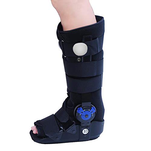 PHASFBJ Botas Ortopedicas, Air Fracture Walker Férula Nocturna para Fascitis Plantar Ligera y Suave Soporte Ferulas Plantillas Ortesis Soporte y Protección para Tobillo y Pie Rotos,M