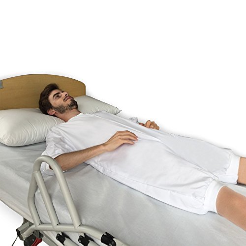 Pijama antipañal de sarga (verano), manga y pierna corta. talla m