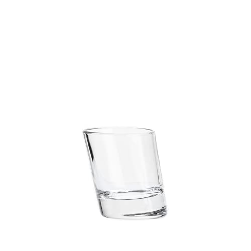 Pisa vasos de chupito 1.8oz/50 ml – juego de 6 | 5 cl vasos de chupito, inclinado vasos de chupito, inclinado vasos de chupito