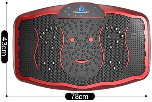 Plataforma Vibratoria Fitness Vibratoria Máquinas de ejercicios, Plataforma de fitness for el hogar de fitness y pérdida de peso, con USB Función Terapia altavoz y Magnetismo y Pantalla LCD grande est