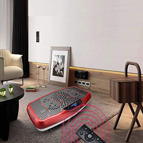 Plataforma Vibratoria Fitness Vibratoria Máquinas de ejercicios, Plataforma de fitness for el hogar de fitness y pérdida de peso, con USB Función Terapia altavoz y Magnetismo y Pantalla LCD grande est