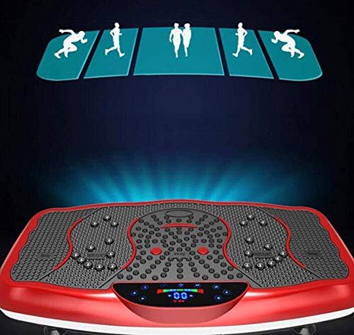 Plataforma Vibratoria Fitness Vibratoria Máquinas de ejercicios, Plataforma de fitness for el hogar de fitness y pérdida de peso, con USB Función Terapia altavoz y Magnetismo y Pantalla LCD grande est