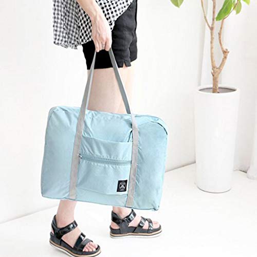 Plegable Bolso de Viaje Grande Bolsa de Hombro de Gimnasio Bolsa Deportiva Mano Maleta de Viaje Weekend Cabina de Equipaje Bolso Holdall Bolsa Fines de Semana Equipaje Camping 30L vpass