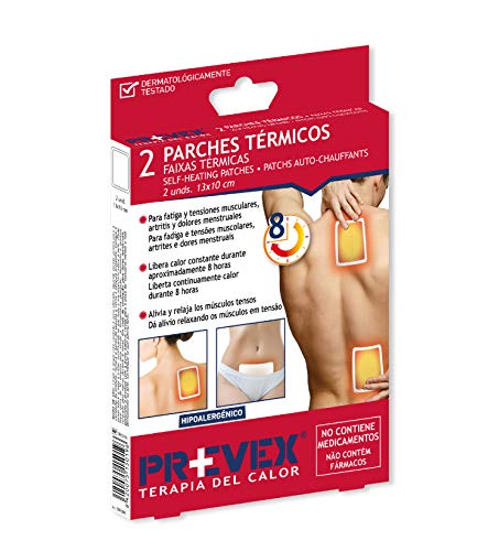 Prevex Parches de Calor para Aliviar El Dolor 2 Piezas 21 g
