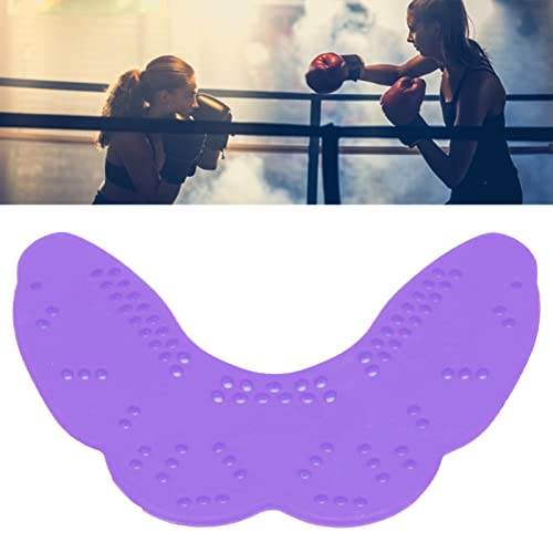 Protector Dental, Seguro, Respetuoso con El Medio Ambiente, No Tóxico, Inofensivo, Protector Bucal para Deportes, Grado Alimenticio, EVA para Hockey, MMA para Baloncesto, Fútbol(Púrpura)