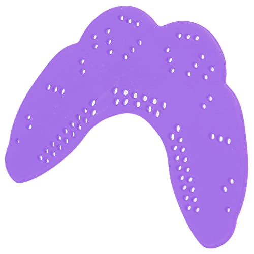 Protector Dental, Seguro, Respetuoso con El Medio Ambiente, No Tóxico, Inofensivo, Protector Bucal para Deportes, Grado Alimenticio, EVA para Hockey, MMA para Baloncesto, Fútbol(Púrpura)