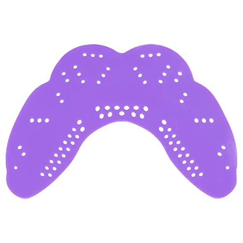 Protector Dental, Seguro, Respetuoso con El Medio Ambiente, No Tóxico, Inofensivo, Protector Bucal para Deportes, Grado Alimenticio, EVA para Hockey, MMA para Baloncesto, Fútbol(Púrpura)