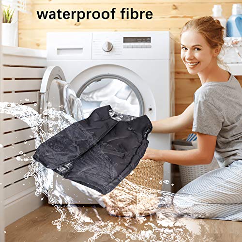 Qdreclod Chaleco Calefactable Chaleco Térmico Electrico para Hombre Mujer con Cable USB Chaleco Eléctrico 5V Chaleco Calefactor con 3 Temperatura Controles para Senderismo Caza Ciclismo Chaquetas (L)