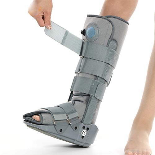 QGPWHLS Air CAM Walker Fracture Boot Ortesis De Pie Corto: Férula Corta, Soporte Y Protección Livianos, Gris