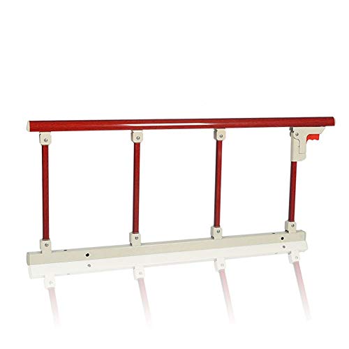 QIANDA Barrera Cama Plegable Guardia De Seguridad para Personas Mayores, Asa De Cama Cama De Hospital Barras De Agarre Barandilla De Cama Anti-caída (Size : Length 95cm)