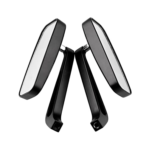 QIANGYU HONGYU Moto Universal Motorbike Scooter Retroview Espejo Vista Lateral Espejos Moto Ajuste for Yamaha Fit for Suzuki Fit for Kawasaki Fit for Victory Fit for Davidson (Color : 1 Pair)