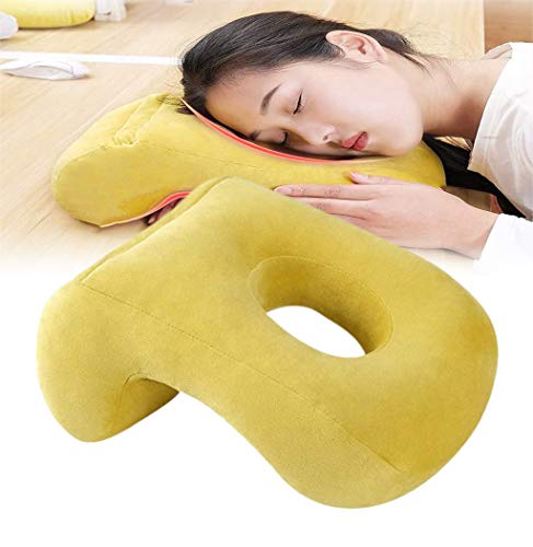 QMZDXH Cojín de cara hacia abajo para uso postoperatorio ocular, almohada de cuña de cama, almohada de cara para dormir boca abajo apoyo de espalda