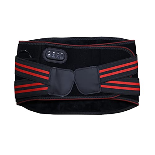 QNMM Climatizada Eléctrica Cinturón de Cintura, Ajustable Soporte Caliente Pad con 3 Niveles de Calor para La Zona Lumbar, Abdominal, Estómago Artritis Calambre Alivio del Dolor Esguinces