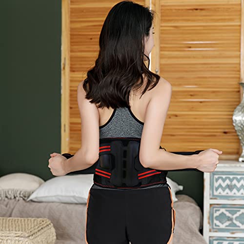QNMM Climatizada Eléctrica Cinturón de Cintura, Ajustable Soporte Caliente Pad con 3 Niveles de Calor para La Zona Lumbar, Abdominal, Estómago Artritis Calambre Alivio del Dolor Esguinces