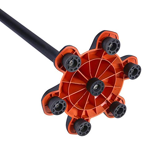 QTFBYT Bastón para Caminar Muletas cómodas para Ancianos Bastón de Fibra de Carbono Estable Base Antideslizante Resistente al Desgaste, Muletas Happy Life