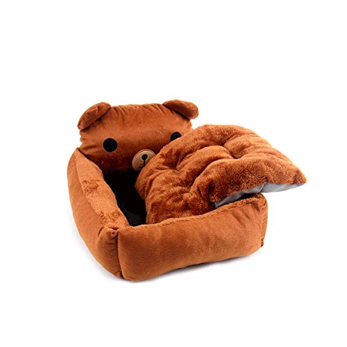 QXIAO Camas para Perros Cesta Grande Y Lavable para Mascotas Cama Perrera Ortopédica para Perros Grandes Cama De Lujo Antideslizante para Nido Calmante,M