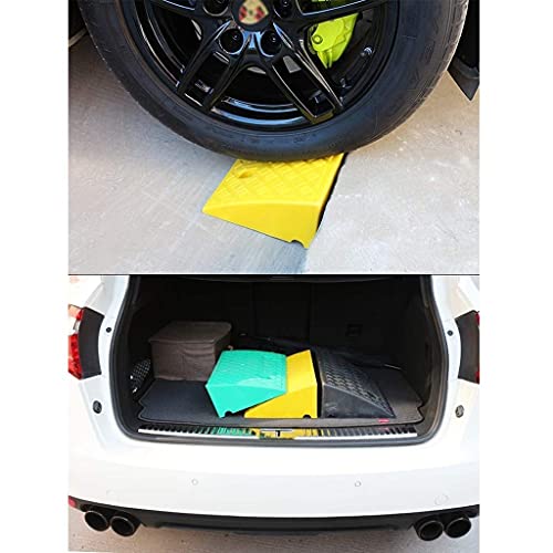 Rampas Antideslizantes Rampas para sillas de Ruedas para discapacitados en hospitales Accesorios para automóviles Rampas de umbral de Almohadilla de Pendiente portátil (Tamaño: 50 * 38 * 15 CM)