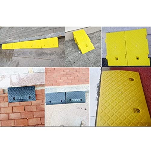 Rampas Antideslizantes Rampas para sillas de Ruedas para discapacitados en hospitales Accesorios para automóviles Rampas de umbral de Almohadilla de Pendiente portátil (Tamaño: 50 * 38 * 15 CM)