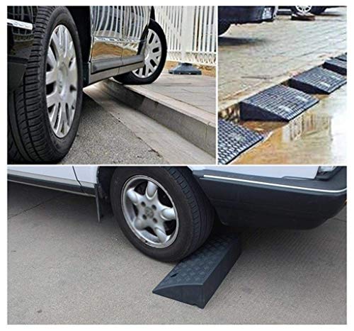 Rampas de Seguridad Color Plástico Rampas para sillas de Ruedas Almohadilla de umbral de escalón para el hogar Almohadilla de Pendiente portátil multifunción Tamaño: 50 * 27 * 7 CM