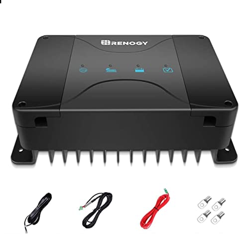 Renogy Cargador de Batería de Coche con MPPT 12V 50A DC a DC para Batería AGM, de Gel, Inundada y de Litio
