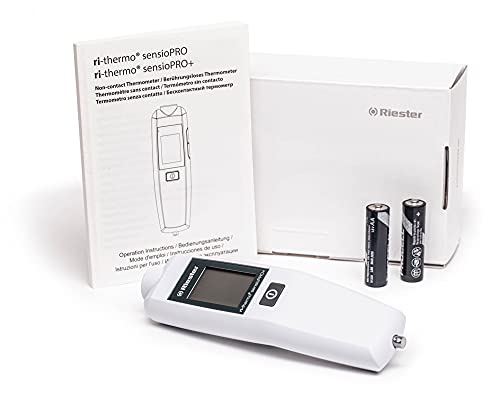 Riester Ri-thermo® SensioPRO - Termómetro infrarrojo (150 x 48,5 x 55 mm), color blanco