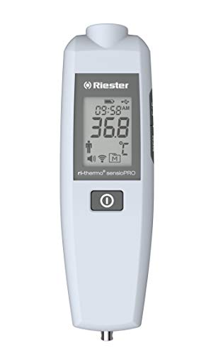 Riester Ri-thermo® SensioPRO - Termómetro infrarrojo (150 x 48,5 x 55 mm), color blanco