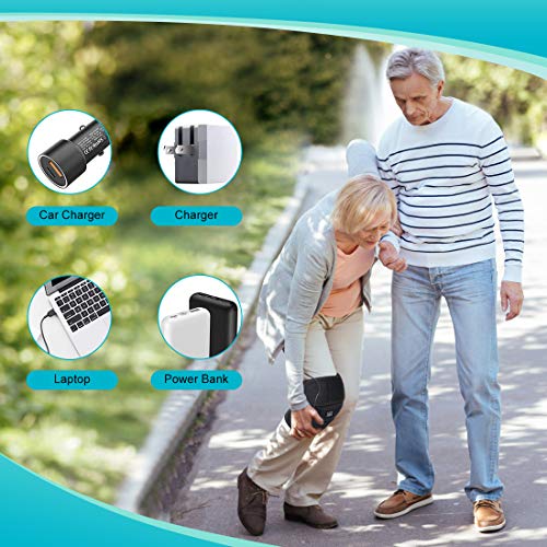 Rodillera Calentada Transpirable y Antideslizante para Hombre y Mujer, Eléctrico Calor Rodilla Protección y Masaje Vibratorio Prevención y Recuperación de Lesiones Deportivas (Batteries Not Included)