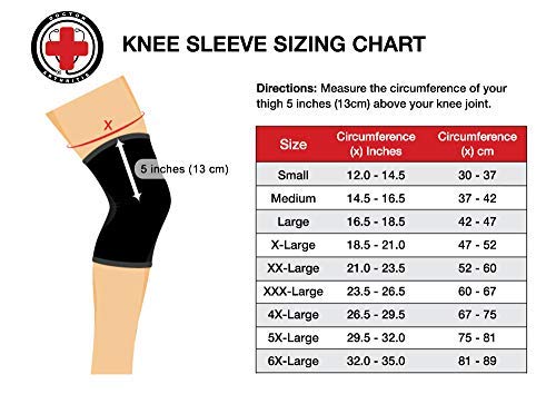 Rodillera Compresión Desarrollada por Médicos - Alivio Dolor Articular,Tendinitis, Artritis Reumatoide - Ideal Running Crossfit Powerlifting - Incluye Libro Manual Escrito por Médico - Rosa Talla 5XL