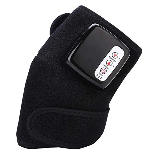Rodillera eléctrica Masajeador de Rodilla Rodillera Reumatismo Herramienta de Terapia de Masaje de Rodilla Vibración Calor para Hombres Mujeres