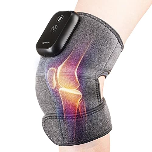 Rodilleras térmicas, rodilleras para terapia de calor Rodilleras térmicas eléctricas Rodilleras calefactadas Vibración Masajeador de rodilla con calor para lesiones de rodilla, dolor de artritis