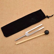ROSENICE Diapasón 512 Martillo de silicona y bolsa de transporte para la prueba de audio sensorial del nervio (como se muestra)