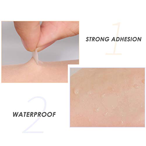 Rpanle Parches de acné, 180 Piezas Invisibles Hidrocoloides Absorbentes Parches de Acné, con Dos Tamaños Universales (12mm y 8mm), Impermeable y Transpirable, para El Rostro y Manchas en La Piel