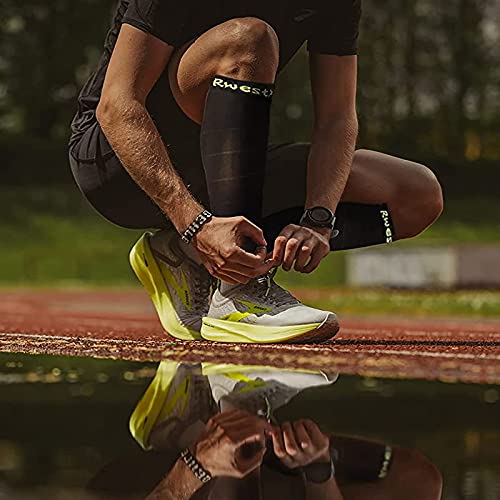 Rwest X Medias de Compresion Mujer y Hombre, Calcetines de compresión para Running ,Ciclismo, Deporte, Trotar, Correr, Volar, Viajar, Aumentar la circulación sanguínea, 1 Pare