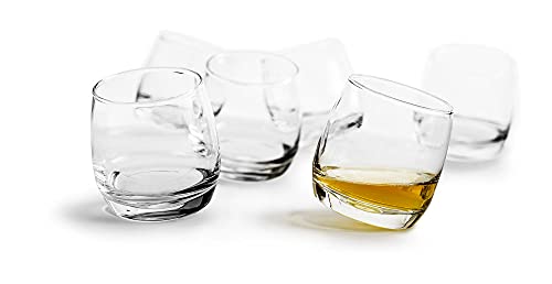 Sagaform 0000595 Verre Whisky Fond Arrondi Jeu de 6