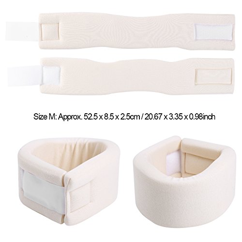 Salmue Ortesis para el Cuello, Collar Cervical, Terapia de Apoyo, Alivio del Dolor de Cuello, Cuello Cervical Ajustador de la Envoltura del Cuello Ortesis para el Cuello Ortopédico (M)