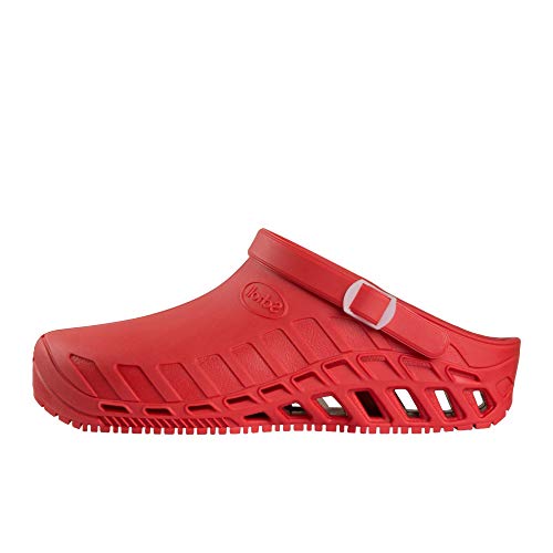 Scholl Clog, Zueco EVO Mujer, Rojo, 37.5 EU